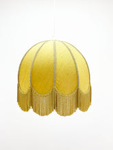 Load image into Gallery viewer, Fabric Ocher Yellow Chandelier
