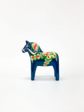 Load image into Gallery viewer, Blue Dalahäst / Dala Horse
