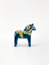 Load image into Gallery viewer, Blue Dalahäst / Dala Horse
