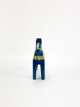 Load image into Gallery viewer, Blue Dalahäst / Dala Horse
