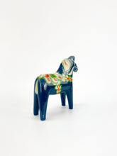 Load image into Gallery viewer, Blue Dalahäst / Dala Horse
