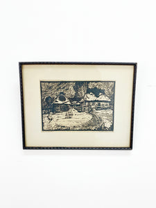 Zweedse Lithografie uit 1921