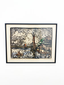 Kleuren Lithografie uit 1932