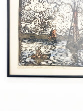 Afbeelding in Gallery-weergave laden, Kleuren Lithografie uit 1932
