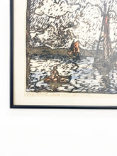 Load image into Gallery viewer, &lt;transcy&gt;Color Lithograph from 1932&lt;/transcy&gt;
