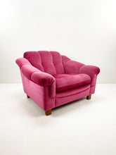Load image into Gallery viewer, &lt;transcy&gt;Pink Mohair Velor Armchair&lt;/transcy&gt;
