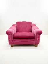 Load image into Gallery viewer, &lt;transcy&gt;Pink Mohair Velor Armchair&lt;/transcy&gt;
