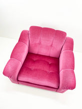 Load image into Gallery viewer, &lt;transcy&gt;Pink Mohair Velor Armchair&lt;/transcy&gt;
