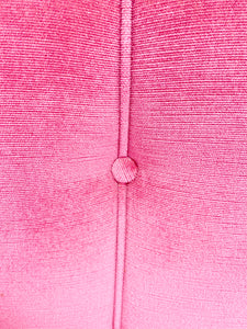 <transcy>Pink Mohair Velor Armchair</transcy>