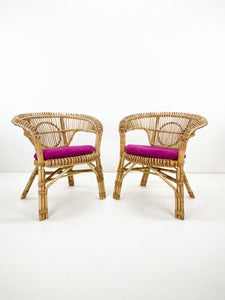 <transcy>Rattan Vintage Chairs (set of 2)</transcy>