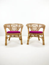 Load image into Gallery viewer, &lt;transcy&gt;Rattan Vintage Chairs (set of 2)&lt;/transcy&gt;
