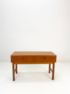 Teak Bijzettafel / Bijzetkastje