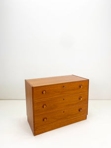 Teak Nachtkast / Ladekast