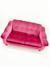 Load image into Gallery viewer, &lt;transcy&gt;Pink Mohair Sofa&lt;/transcy&gt;
